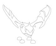 Coloriage Frost Dragon facile