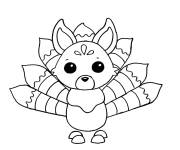 Coloriage Kitsune Adopt Me