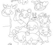 Coloriage Les animaux de Adopt Me