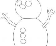 Coloriage et dessins gratuit Personnage de adopt me Bonhomme de neige à imprimer