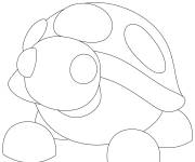 Coloriage Pet tortue du jeu Adopt Me