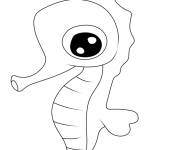 Coloriage et dessins gratuit Petit Animal marin de Adopt Me Roblox à imprimer