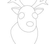 Coloriage Renne arctique adopt me