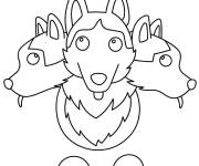 Coloriage Trois chiens de Adopt me