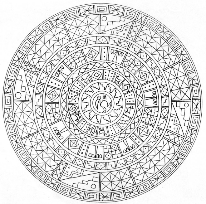 Coloriage Adulte en ligne dessin gratuit à imprimer
