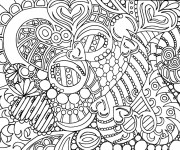 Coloriage et dessins gratuit Adulte magique à imprimer