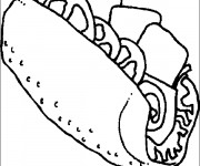 Coloriage Aliments &agrave; manger