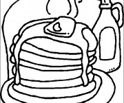 Coloriage et dessins gratuit Aliments délicieux à imprimer