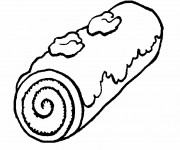 Coloriage Aliments G&acirc;teau