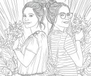 Coloriage Amiti&eacute; d&eacute;taill&eacute;