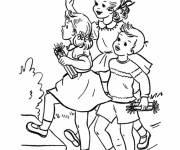 Coloriage et dessins gratuit Amiti&eacute; simple à imprimer
