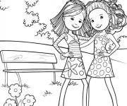 Coloriage Belle filles amies Fashionistas