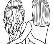 Coloriage Bellestie hand coets
