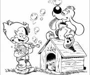 Coloriage Billy et son copain