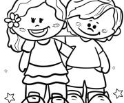 Coloriage Le magie de l'amiti&eacute;