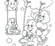 Coloriage Les amis mignons de bande anim&eacute;e