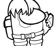 Coloriage Anime Among Us