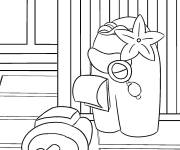 Coloriage Le tra&icirc;tre a laiss&eacute; des preuves
