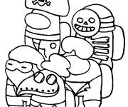 Coloriage Parmi nous facile