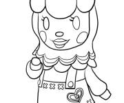 Coloriage Alpaca Animal Crossing