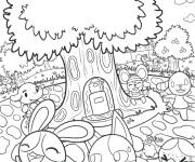 Coloriage et dessins gratuit animal Xing à imprimer