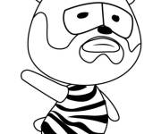 Coloriage Barold Animal Crossing