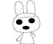 Coloriage Cookie Animal Crossing