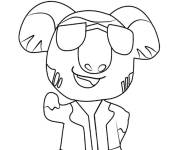 Coloriage Eugene Animal Crossing