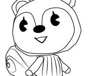 Coloriage Filbert d'Animal Crossing