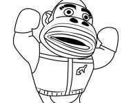Coloriage et dessins gratuit Gorilla à imprimer