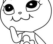 Coloriage et dessins gratuit Habitant animal crossing chat Bob à imprimer