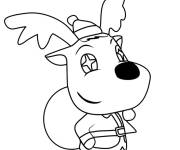 Coloriage Jingle d'Animal Crossing