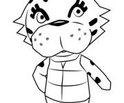 Coloriage Le tigre orange