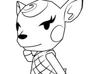 Coloriage Mouton Mignon Animal Crossing