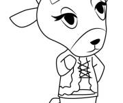 Coloriage Pashmina Animal Crossing