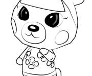 Coloriage Pekoe Animal Crossing