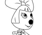 Coloriage Penelope Animal Crossing