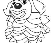 Coloriage Pietro d'Animal Crossing