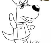 Coloriage Rooney Animal Crossing