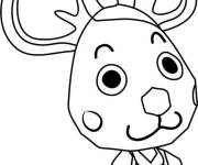 Coloriage Souris Animal Crossing