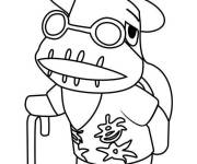 Coloriage Tortimer Animal Crossing