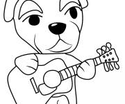 Coloriage Totakeke d'animal Crossing