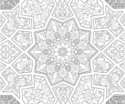 Coloriage Anti-Stress artistique &agrave; t&eacute;l&eacute;charger