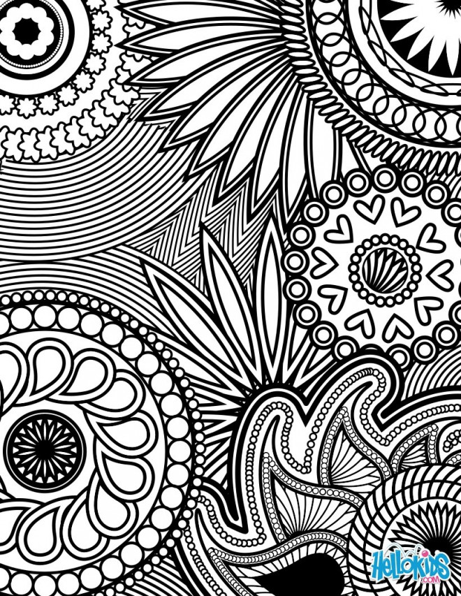 Coloriage Anti-Stress gratuit à imprimer