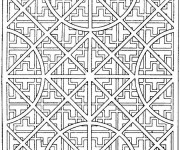 Coloriage Anti-Stress Labyrinthe Adulte
