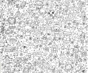 Coloriage Anti-Stress Noel pour Les Petits