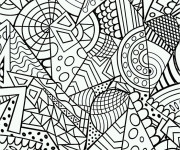 Coloriage et dessins gratuit Art Anti-Stress à colorier à imprimer