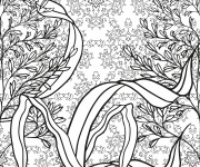 Coloriage Nature Anti-Stress