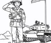 Coloriage Arm&eacute;e en ligne