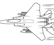 Coloriage et dessins gratuit F-15 Eagle à imprimer
